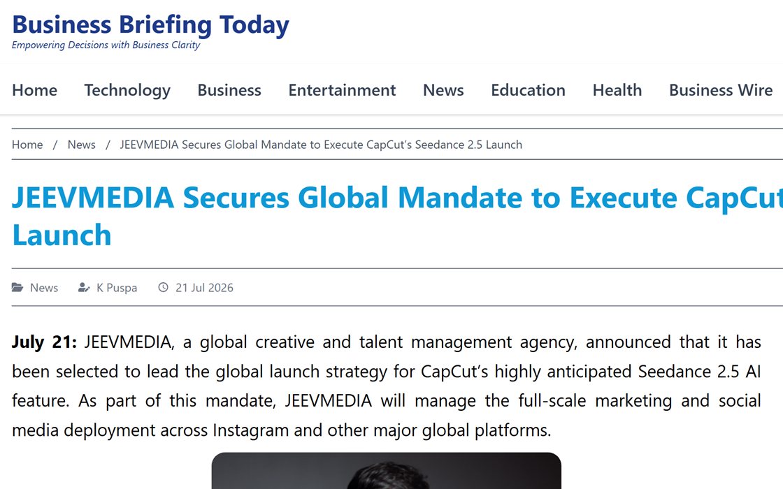 The story as it ran on Business Briefing Today.